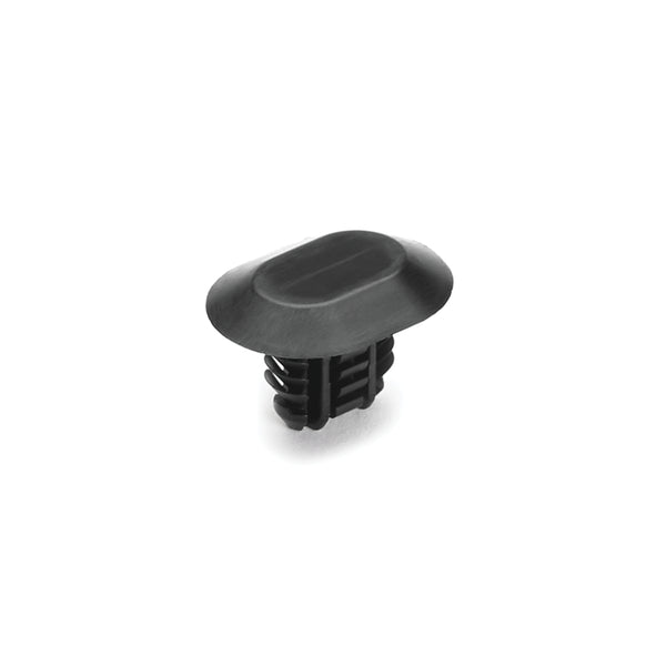 Hellermann Tyton 151-01245 Push Pin, Mounting Hole Dia. 6.2-7.0x12.2-13.0mm, PA66HIRHS, Black, 7000/carton
