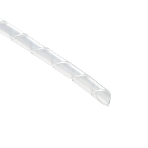 Hellermann Tyton 1N9C Spiralwrap Protective Sheathing, 0.13" Diameter, PA6, Natural, 100 ft/roll