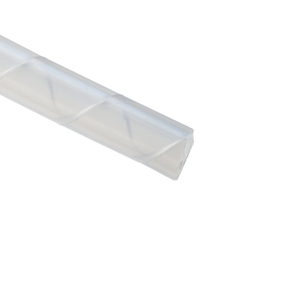 Hellermann Tyton 1NFP9C Spiralwrap Protective Sheathing, 0.13" Diameter, PE, Natural, 100 ft/roll