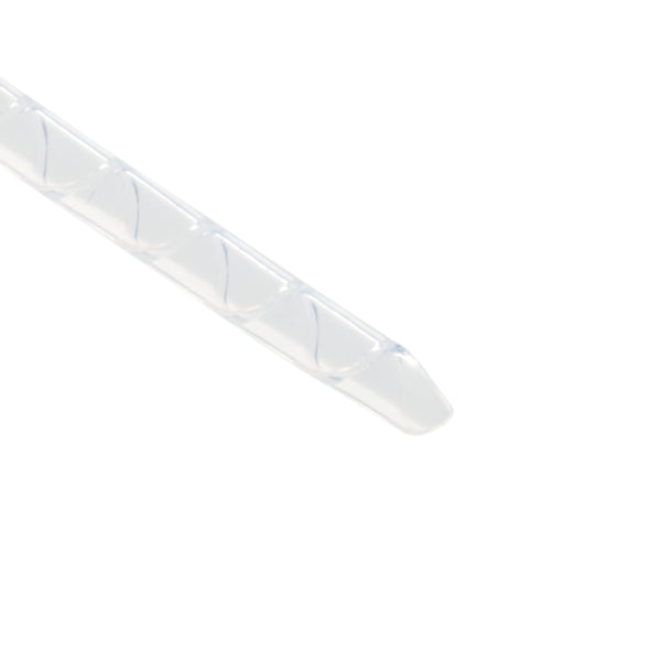 Hellermann Tyton 1P9C Spiralwrap Protective Sheathing, 0.13" Diameter, PTFE, Natural, 100 ft/roll