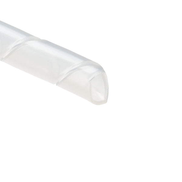 Hellermann Tyton 2N9C Spiralwrap Protective Sheathing, 0.25" Diameter, PA6, Natural, 100 ft/roll