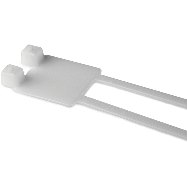 Hellermann Tyton IT50RD9K2 MilSpec Identification Tie, 8" Long, MS3368, 50lb Tensile Strength, PA66, Natural, 50/pkg