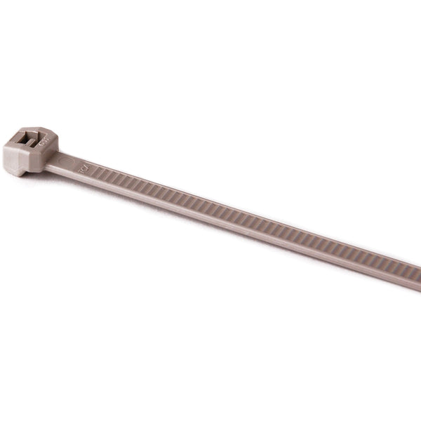 Hellermann Tyton 118-00116 High-Temp Cable Tie, 9.8" Long, 67lb Tensile Strength, PEEK, Beige, 100/pkg