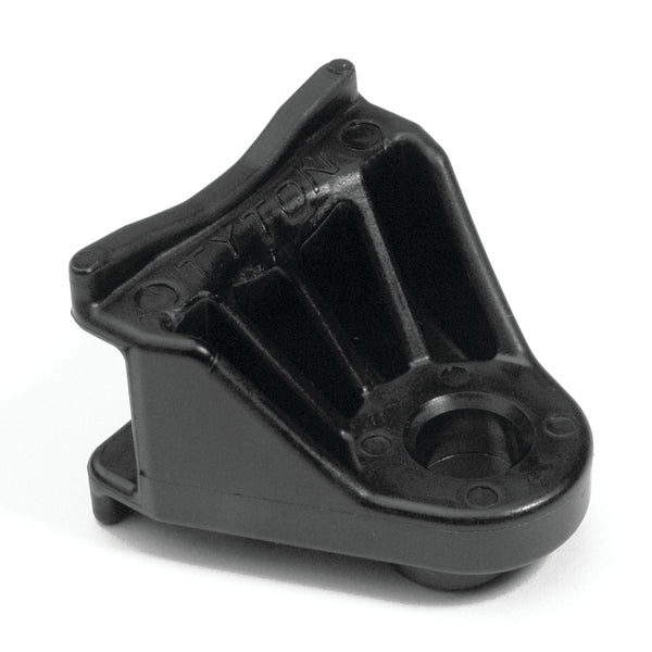 Hellermann Tyton SAOM820HIRHSH1 Axial Oval Mount, 0.31" (8mm) Mounting Hole, PA66HIRHSUV, Black, 500/pkg
