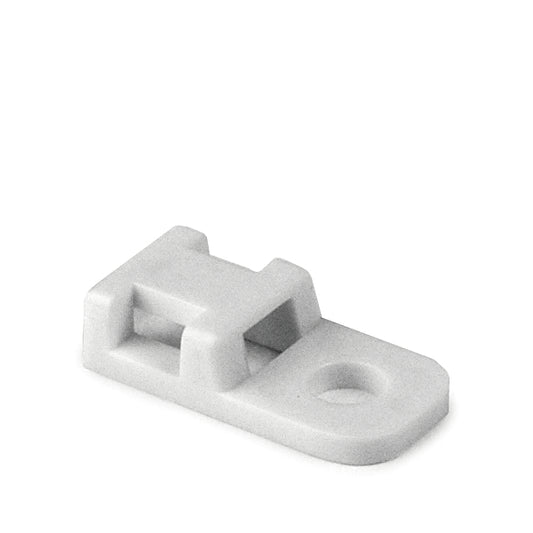 Hellermann Tyton 151-00757 Cable Tie Anchor Mount, 0.17" Hole Dia, 0.20" Max Tie Width, PEEK, Beige, 100/pkg