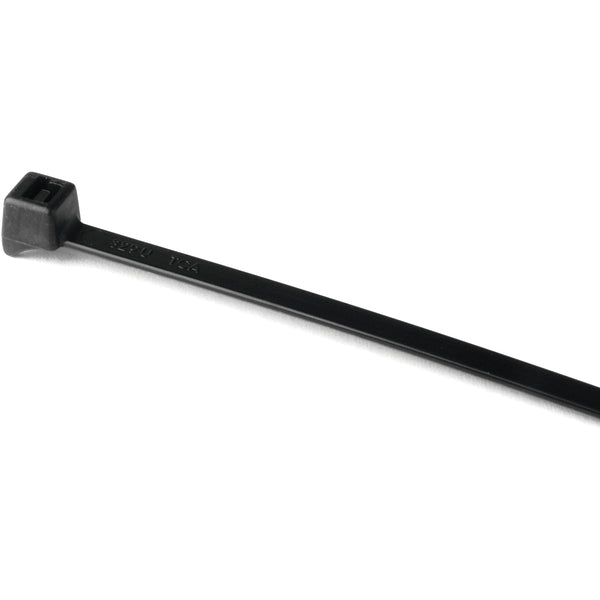 Hellermann Tyton CTT20R0HSM4 Clamp Tie, 4" Long, 20lb Tensile Strength, PA66HS, Black, 1000/pkg