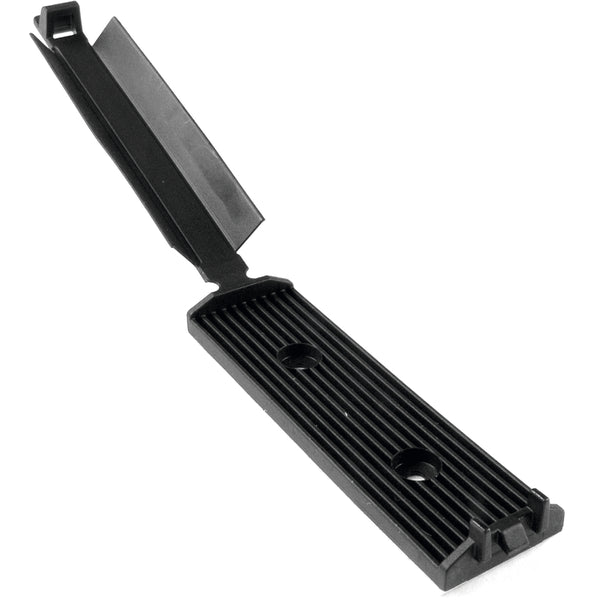 Hellermann Tyton 151-15500 Flat Ribbon Cable Clamp, Adhesive, 2.22'' Hole Dia, PA66HIR, Black, 100/pkg