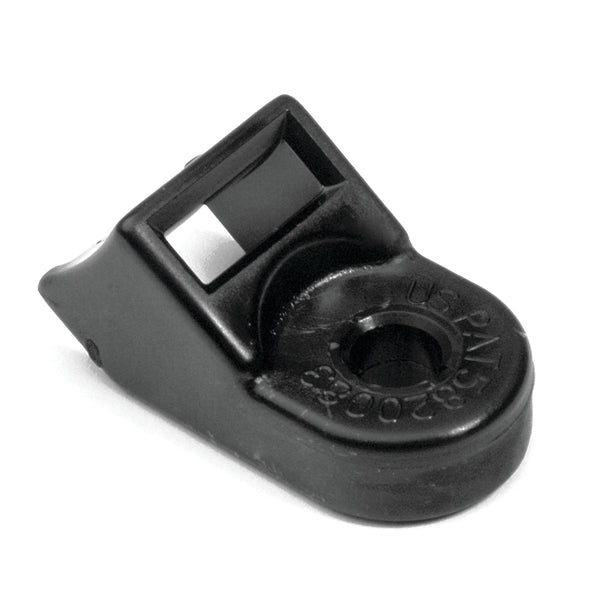 Hellermann Tyton HDM250HIRC2 Standard Torque Cable Tie Mount, Mtg Hole Dia. 0.25", Max Torque 115.0 in lbs, PA66HIRHSUV, Black, 100/pkg