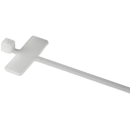 Hellermann Tyton 111-81818 Identification Tie, 3.9" Long, 18lb Tensile Strength, PA66HS, Natural, 200/pkg