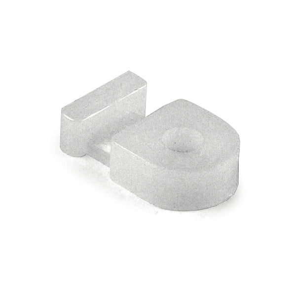 Hellermann Tyton MB29C2 Cable Tie Anchor Mount, 0.81 x .49", 0.193" Hole Dia, 0.18" Max Tie Width, PA66, Natural, 100/pkg