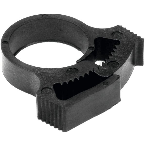 Hellermann Tyton SNP18AGHS0C2 Snapper Hose Clamp, 0.78" - 0.93" Bundle Diameter, PA66GF13, Black, 100/pkg