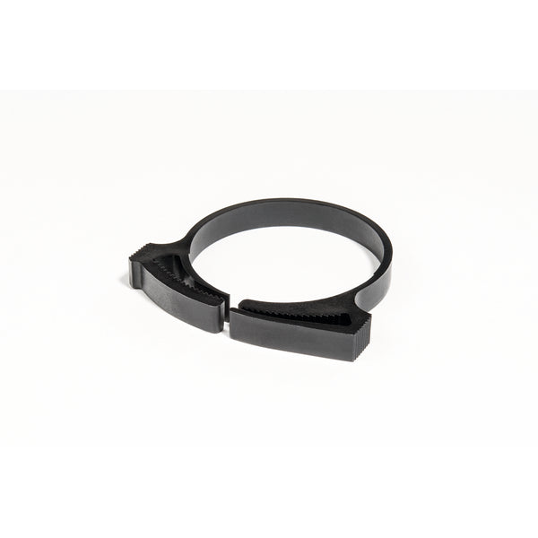 Hellermann Tyton SNP36GHS0H4 Snapper Hose Clamp, 1.49 - 1.73" Bundle Diameter, PA66GF13, Black, 500/pkg