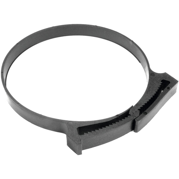 Hellermann Tyton SNP42NGHS0K2 Snapper Hose Clamp, 1.74" - 2.02" Bundle Diameter, PA66GF13, Black, 50/pkg