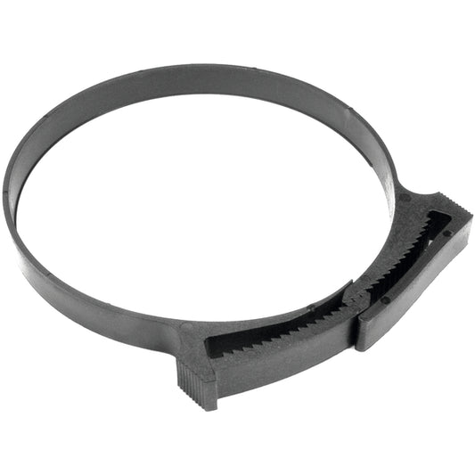 Hellermann Tyton SNP42NGHS0K2 Snapper Hose Clamp, 1.74" - 2.02" Bundle Diameter, PA66GF13, Black, 50/pkg