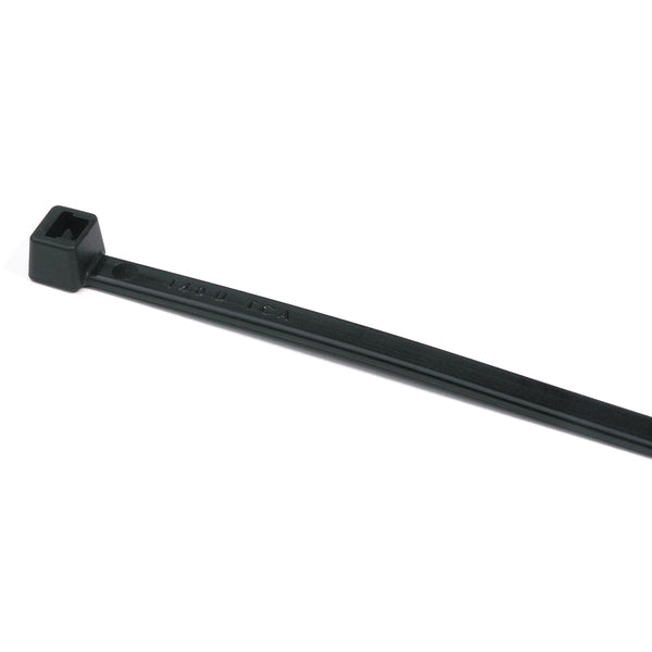 Hellermann Tyton T30XL0C2 Cable Tie, 14" Long, UL Rated, 30lb Tensile Strength, PA66, Black, 100/pkg