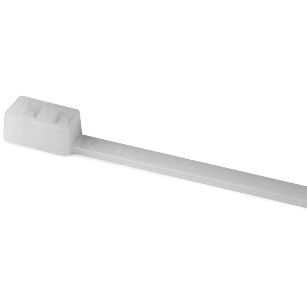 Hellermann Tyton T50LDH9M4 Double-Head Cable Tie, 15.6" Long, 50lb Tensile Strength, PA66, Natural, 1000/pkg