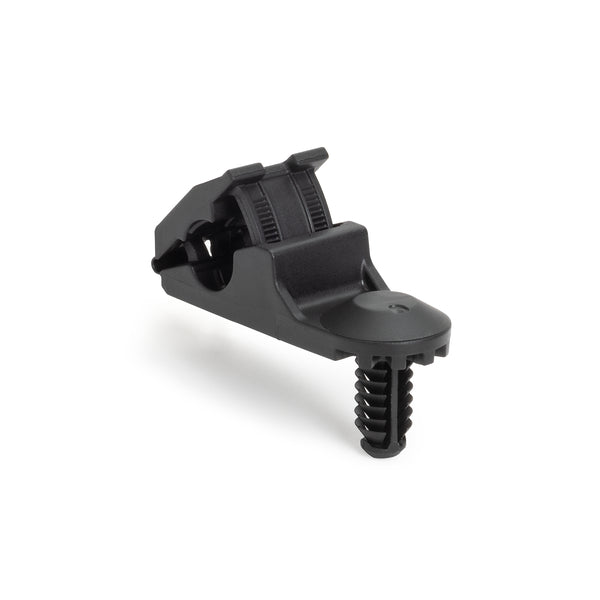 Hellermann Tyton 151-03626 Mini Ratchet P-Clamp, 0.15 - 0.31" Bundle Dia., FT6.5, PA66HIRHSUV, Black, 1000/carton