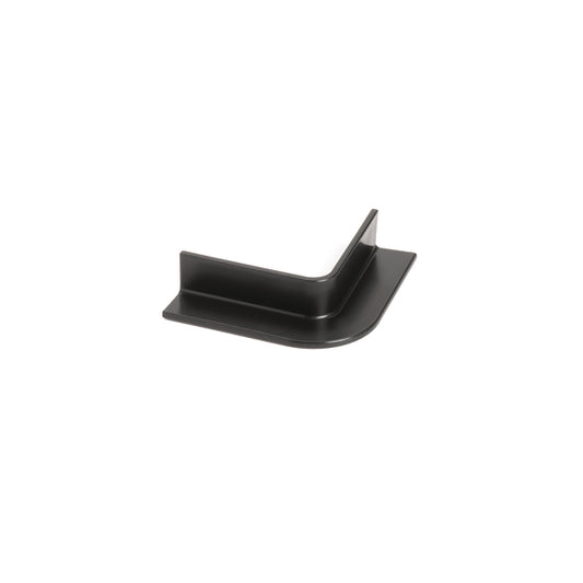 Hellermann Tyton 133-01479 Mini Channel, 1.52" Long, 90° Angle, Small, PPT20, Black, 3500/pkg