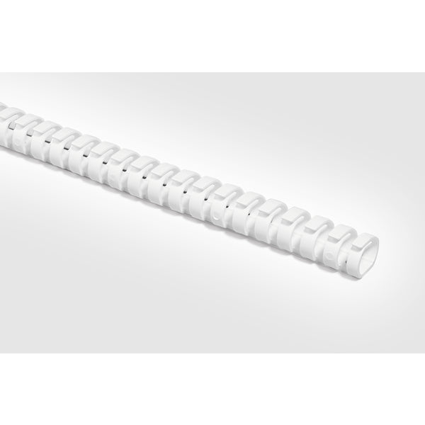 Hellermann Tyton 164-21108 HelaDuct Flex20SK Wiring Duct, 0.78" Dia., 19.7" Length, Adhesive, PP, White, 70/ctn