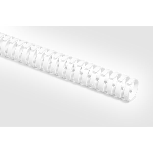 Hellermann Tyton 164-31108 HelaDuct Flex30SK Wiring Duct, 1.18" Dia., 19.7" Length, Adhesive, PP, White, 40/ctn