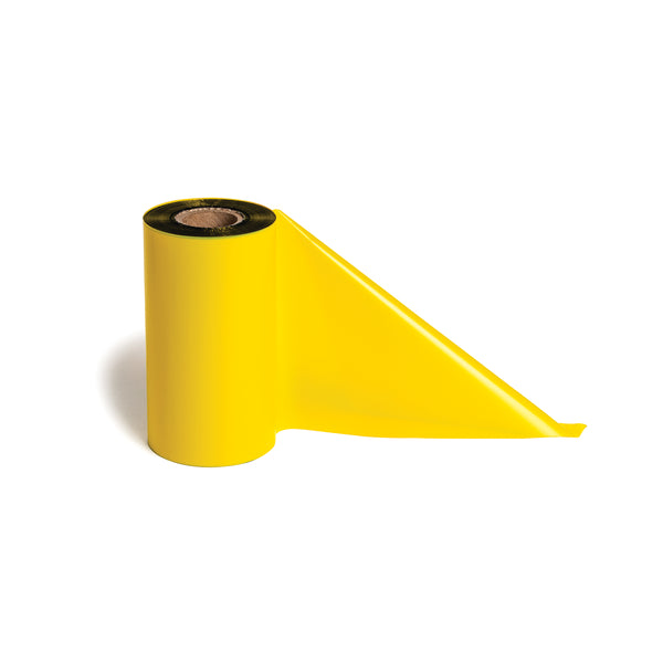 Hellermann Tyton TT822OUT4 Thermal Transfer Ribbon, 4.33" x 984', 1" Core, PET, Yellow, 1/pkg