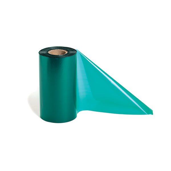 Hellermann Tyton TT822OUT5 Thermal Transfer Ribbon, 4.33" x 984', 1" Core, PET, Green, 1/pkg