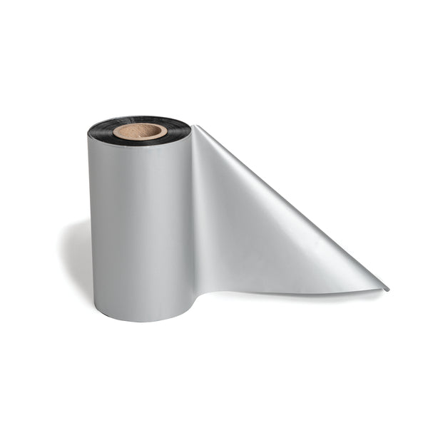 Hellermann Tyton TT822OUT8 Thermal Transfer Ribbon, 4.33" x 984', 1" Core, PET, Silver, 1/pkg