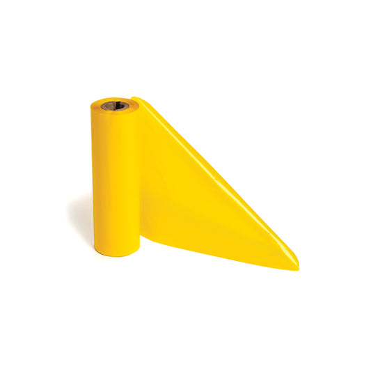Hellermann Tyton TT822OUTSM4 Thermal Transfer Ribbon, 4.33" x 242', 0.5" Core, PET, Yellow, 1/pkg