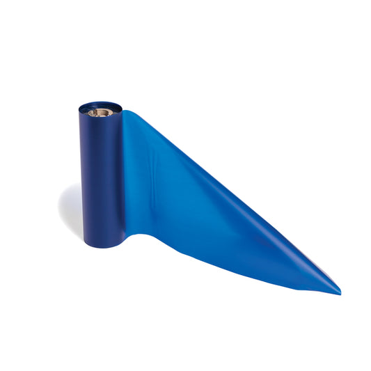 Hellermann Tyton TT822OUTSM6 Thermal Transfer Ribbon, 4.33" x 242', 0.5" Core, PET, Blue, 1/pkg