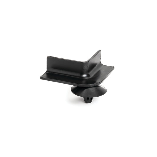 Hellermann Tyton 151-00994 Mini Channel, 1.2" Long, 90° Angle, Arrowhead, PA66HIRHSUV, Black, 4000/ctn