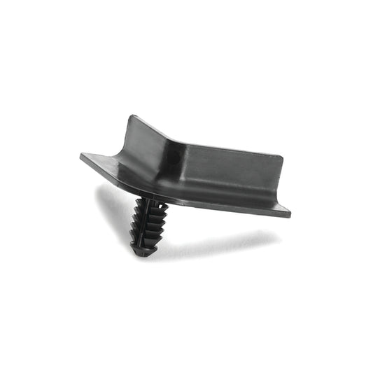 Hellermann Tyton 151-01051 Mini Channel, 1.38" Long, 90° Angle, Fir Tree FT6B, PA66HIRHSUV, Black, 4000/box