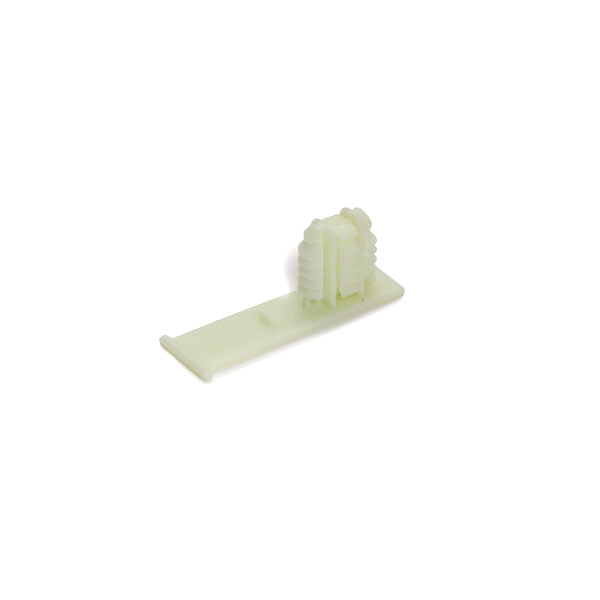 Hellermann Tyton 151-01240 Bundling Clip with Oval Fir Tree, 1.52" L, 0.02 - 0.24" Panel Thickness, PA66HIRHS, Natural, 10,000/ctn