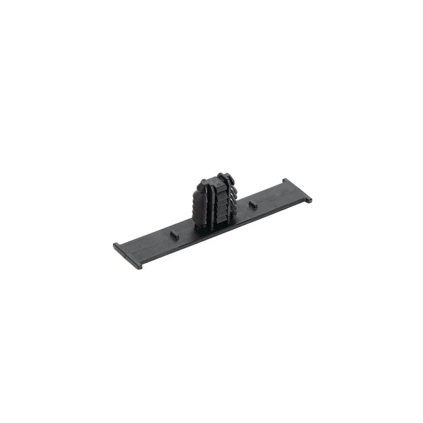 Hellermann Tyton 151-01403 Bundling Clip with Oval Fir Tree, 2.28" L, 0.02 - 0.24" Panel Thickness, PA66HIRHSUV, Black, 8000/ctn