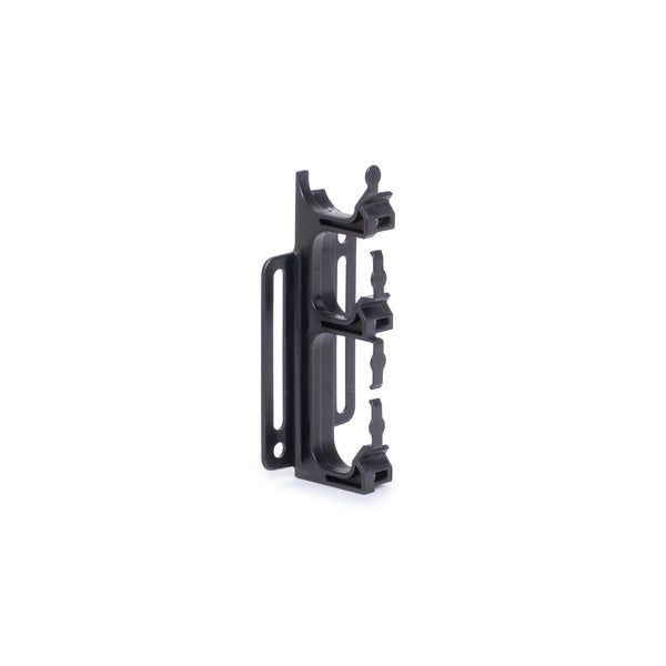 Hellermann Tyton 151-04218 Cable Stacker Mount, 3-Pocket, Screw Mount, PA66HIRHSUV, Black, 10/pkg