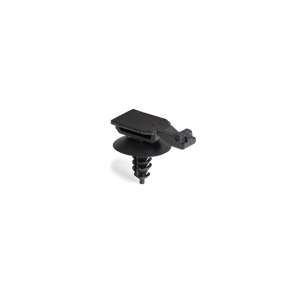 Hellermann Tyton 151-02459 USCAR Connector Clip with Round Fir Tree, 11mm, 5.0 mm Dia and M6 Threaded Hole, PA66HIRHSUV, Black, 5000/ctn