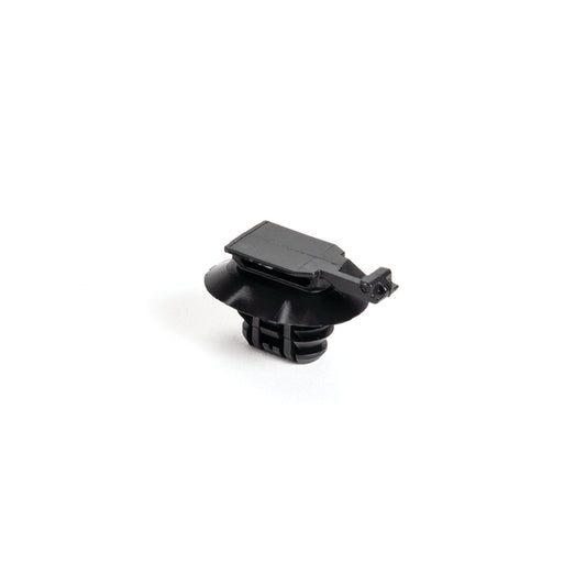Hellermann Tyton 151-02206 Connector Clip with Oval Fir Tree, 8.0 - 15.0mm Hole Dia, PA66HIRHSUV, Black, 5000/carton