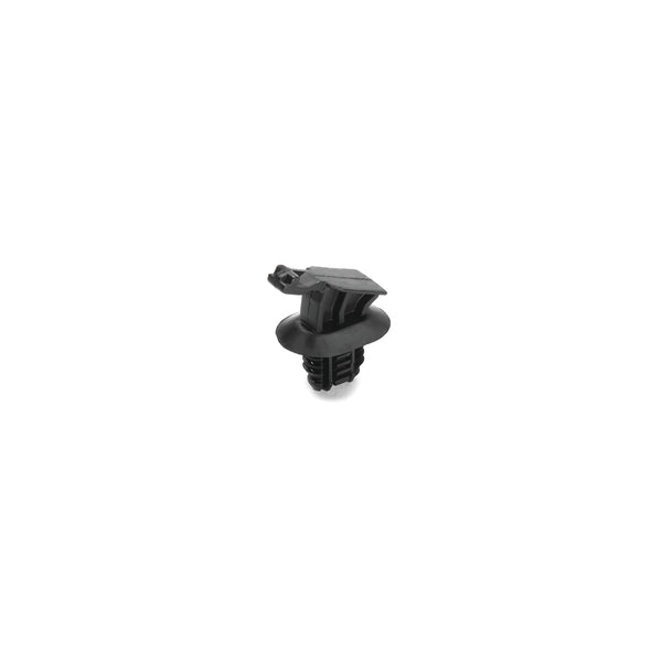 Hellermann Tyton 151-02051 Connector Clip with Oval Fir Tree, 6.2 - 13.0mm Hole Dia, PA66HIRHSUV, Black, 5000/carton