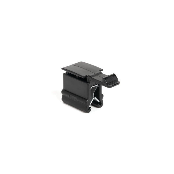Hellermann Tyton 150-92600 Connector Clip with Edge Clip, EC6, PA66HIRHS; Black, 1000/pkg