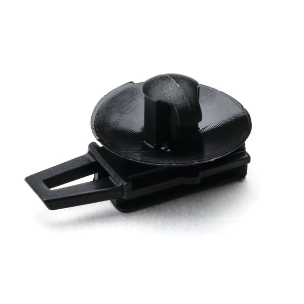 Hellermann Tyton 151-00775 Connector Clip with Round Arrowhead, 1.7-2.3 mm Panel Thick., 6.3-6.7 mm Hole Dia, PA66HIRHS, Black, 5000/box