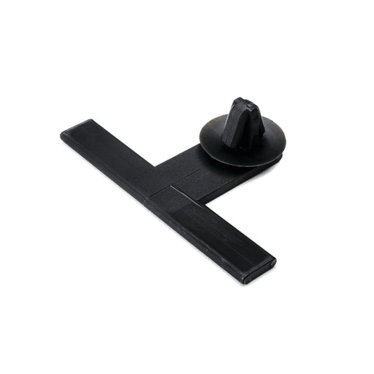 Hellermann Tyton 151-00077 Standoff Bundling Clip, 2.0" Long, 0.03 - 0.06" Panel Thickness, PA66HS, Black, 100/pkg