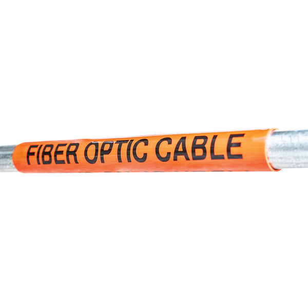 Hellermann Tyton CMFO4 Fiber Optic Cable Marker, Coiled, 4.0" x 4.0", VL, Orange, 25/pkg