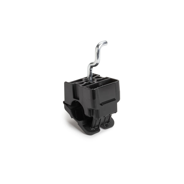 Hellermann Tyton 156-03601 Series 7 Ratchet Clamp, 0.50 - 0.77" Bundle Dia, PA66HIRHSUV/ZN/ST, Black, 200/carton