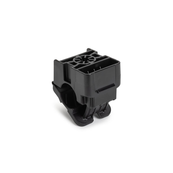 Hellermann Tyton 151-03542 1/4" Threaded Rod Mount Ratchet Clamp, 0.50 - 0.77" Bundle Dia, PA66HIRHSUV, Black, 150/bg