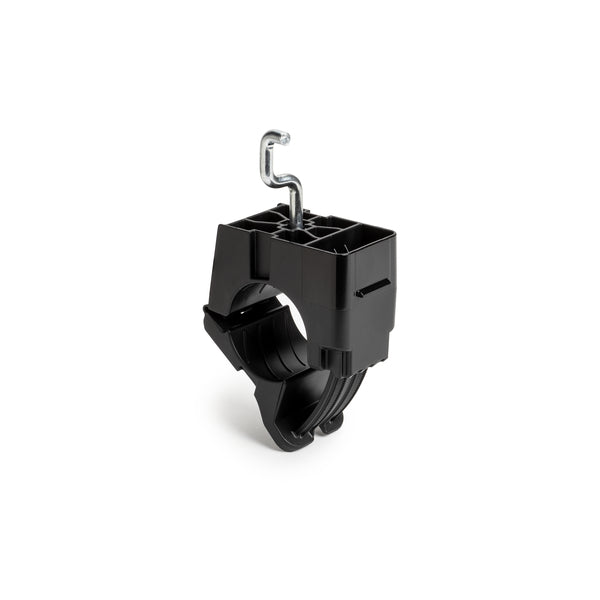 Hellermann Tyton 156-03602 Series 7 Ratchet Clamp, 0.76 - 1.42" Bundle Dia, PA66HIRHSUV/ZN/ST, Black, 150/carton