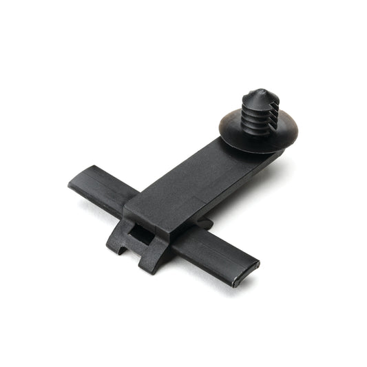 Hellermann Tyton 151-00080 Standoff Bundling Clip, 1.7" Long, 0.25 - 0.28" Panel Thickness, PA66HS, Black, 500/pkg