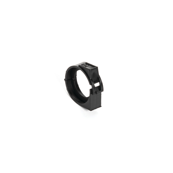Hellermann Tyton 167-00205 Hinged Convoluted Loom Tubing Endclamp Fitting, 0.75", PP, Black, 2200/pkg