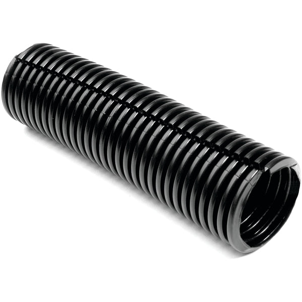 Hellermann Tyton CTP1120STD Convoluted Tubing, Slit, 1.5" Dia, PE, Black, 150ft/carton