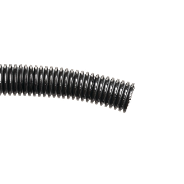 Hellermann Tyton CTP340C Convoluted Tubing, Slit, 0.75" Dia, PE, Black, 100 ft/ctn