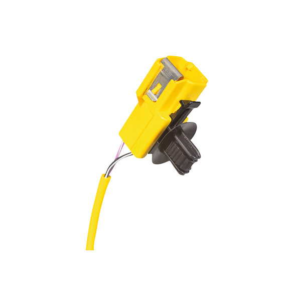 Hellermann Tyton 151-00180 Connector Clip with Oval Fir Tree, 0.6-6.0 mm Panel Thick, 6.2x12.2 mm Hole Dia, PA66HIRHS, Black, 1000/pkg