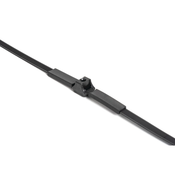 Hellermann Tyton 115-00145 Dual Clamp Tie with Neoprene Sleeving, 0.25" Stud Dia,  2.30" Max Bundle Dia,150lb, PA66HIRHSUV, Black, 500/pkg
